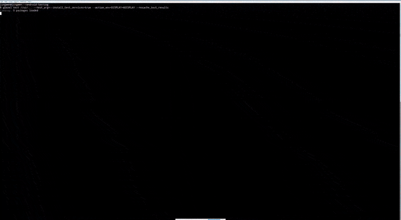 Android araç testlerini paralel olarak çalıştırma